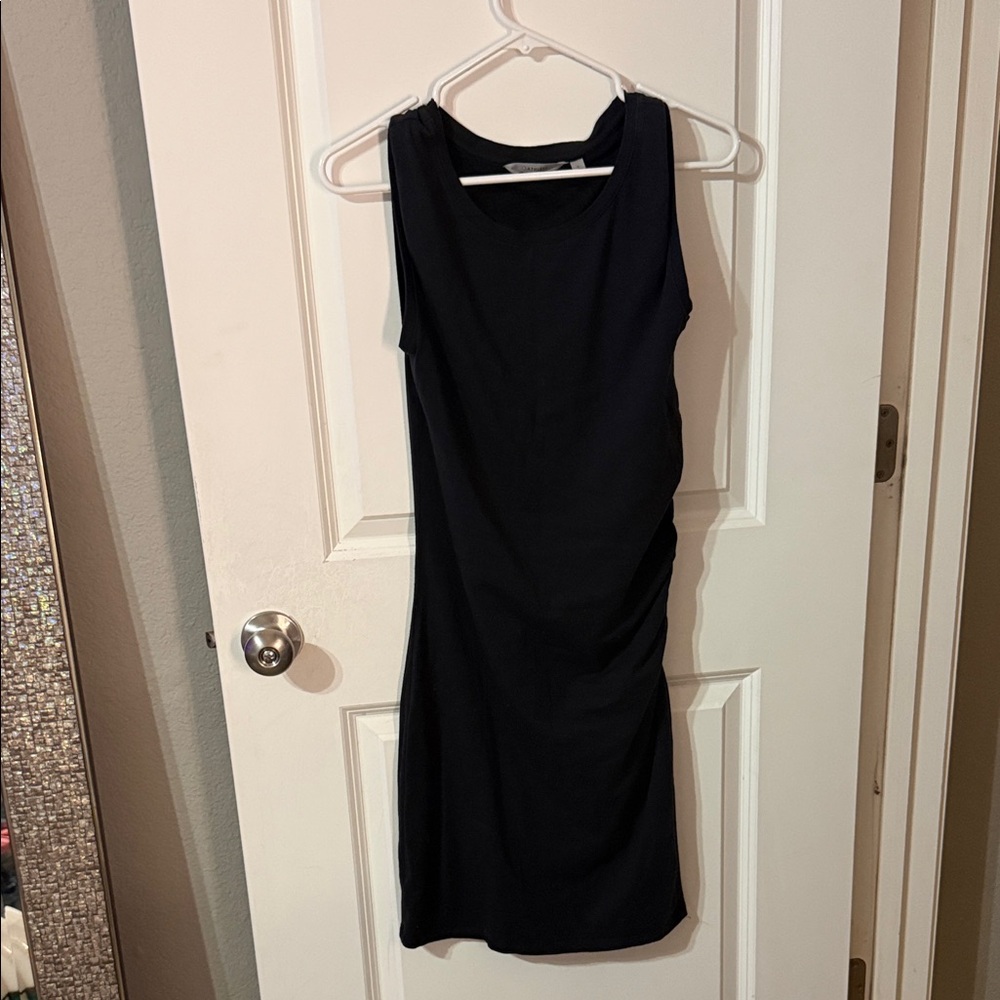 Athleta Classic Black Midi Dress